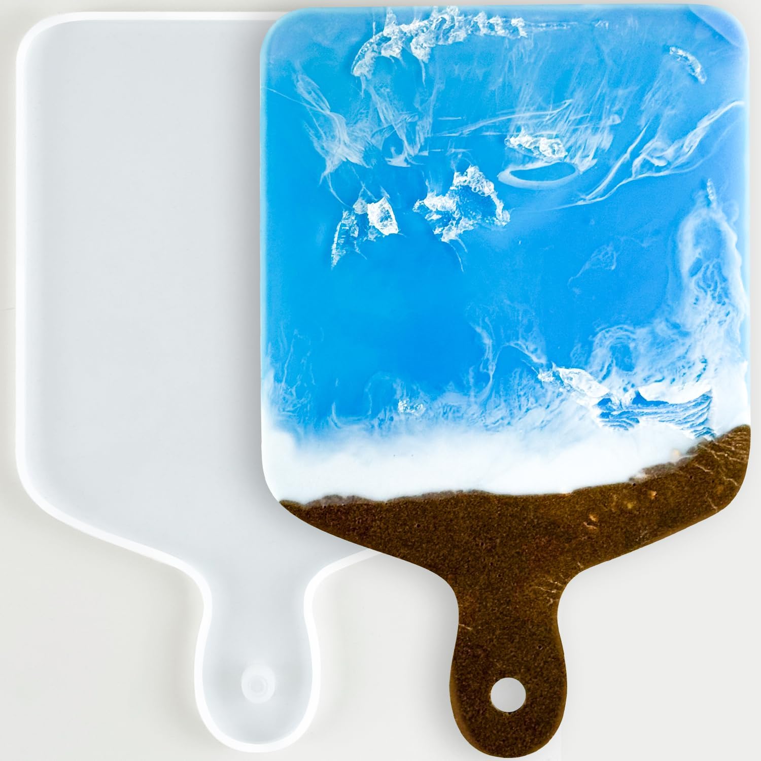 DIY Crystal Epoxy Silicone Mol - Gold Foil Flakes recensione e prezzo