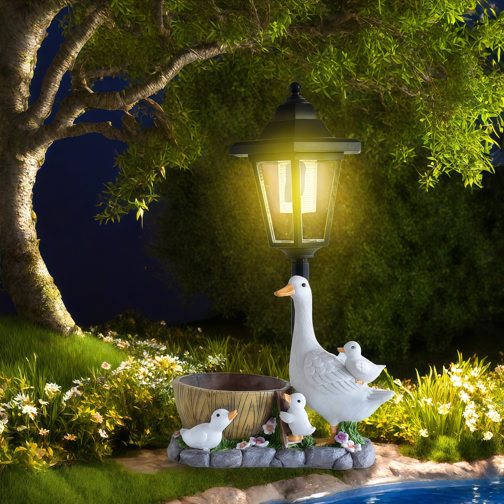 Solar Duck Night Light Garden  - Resin Craft Supplies recensione e prezzo