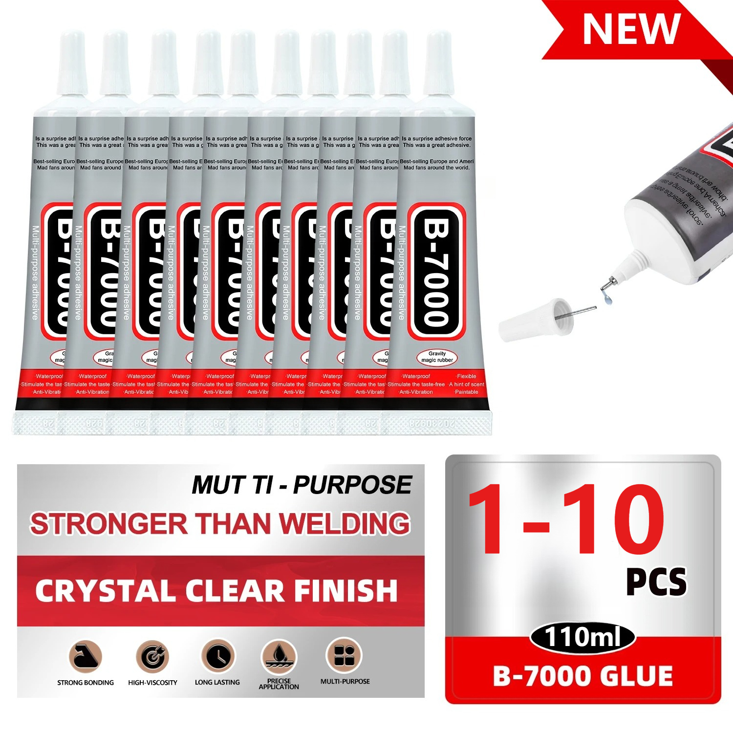 Super Glue B-7000 Loolifl 1-10 - Crafting Resin recensione e prezzo