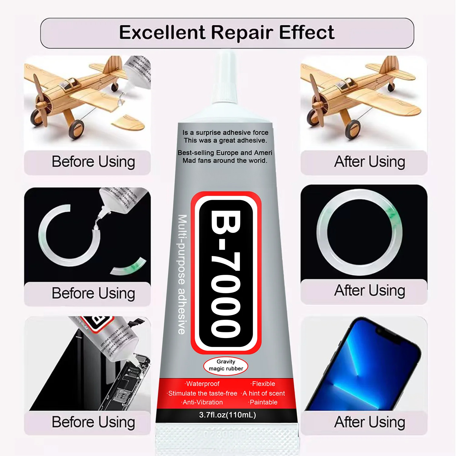 Super Glue B-7000 Loolifl 1-10 - Crafting Resin recensione e prezzo