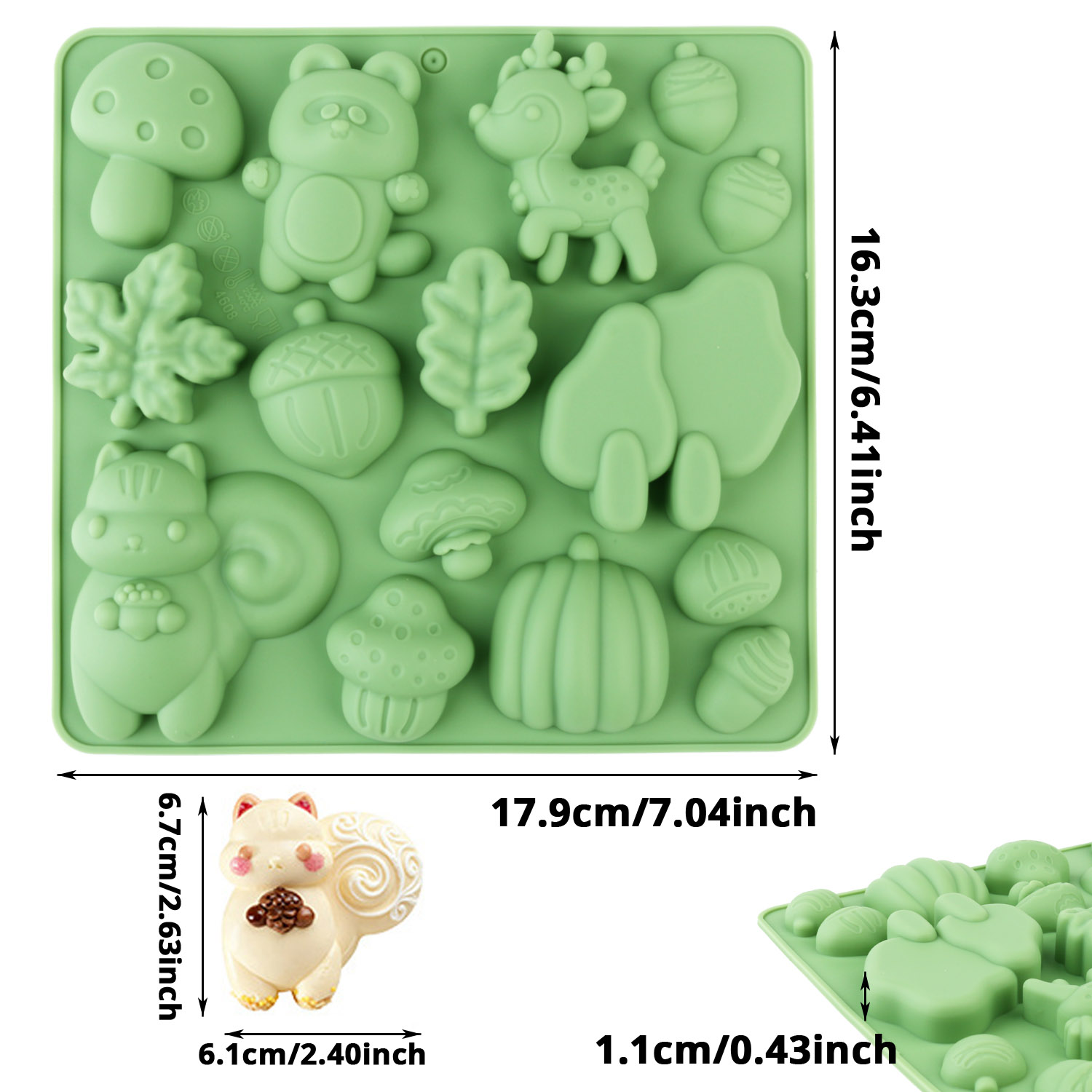 1 Silicone Cake Mold in the Sh - Resin Craft Supplies recensione e prezzo