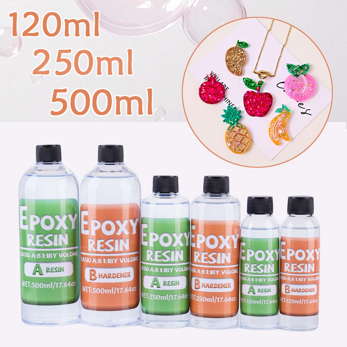 1:1 AB Resin Epoxy Glue Kit Hi - Resin Jewelry Kit recensione e prezzo