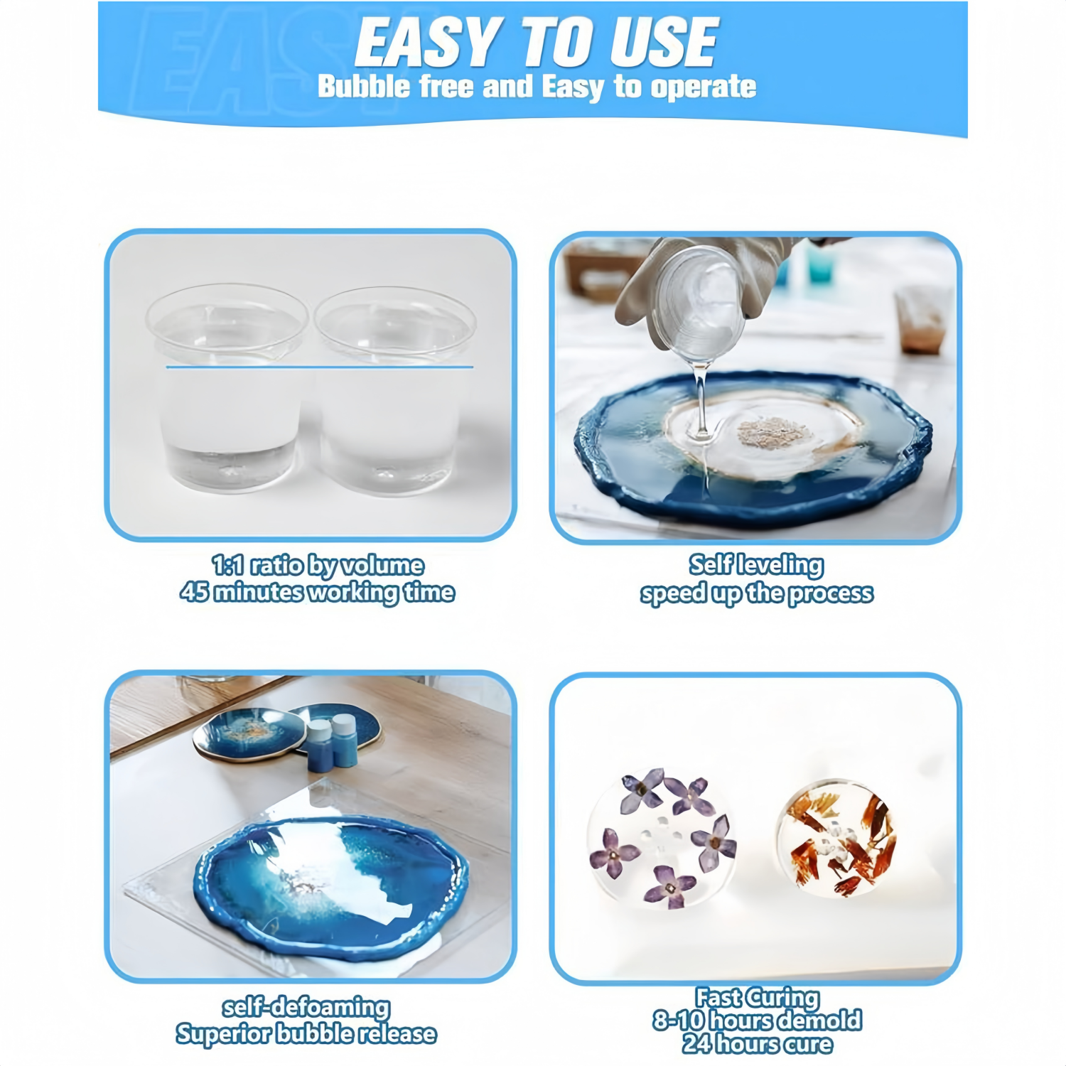 16.9oz Clear Epoxy Resin Kit C - Resin Jewelry Kit recensione e prezzo
