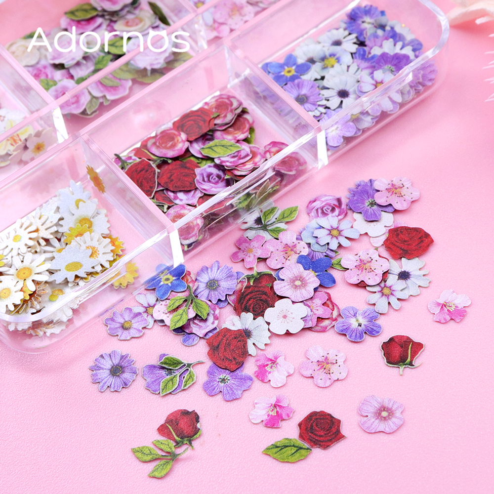 6 Grids Flowers Wood Pulp Chip - Flower Preservation Resin recensione e prezzo
