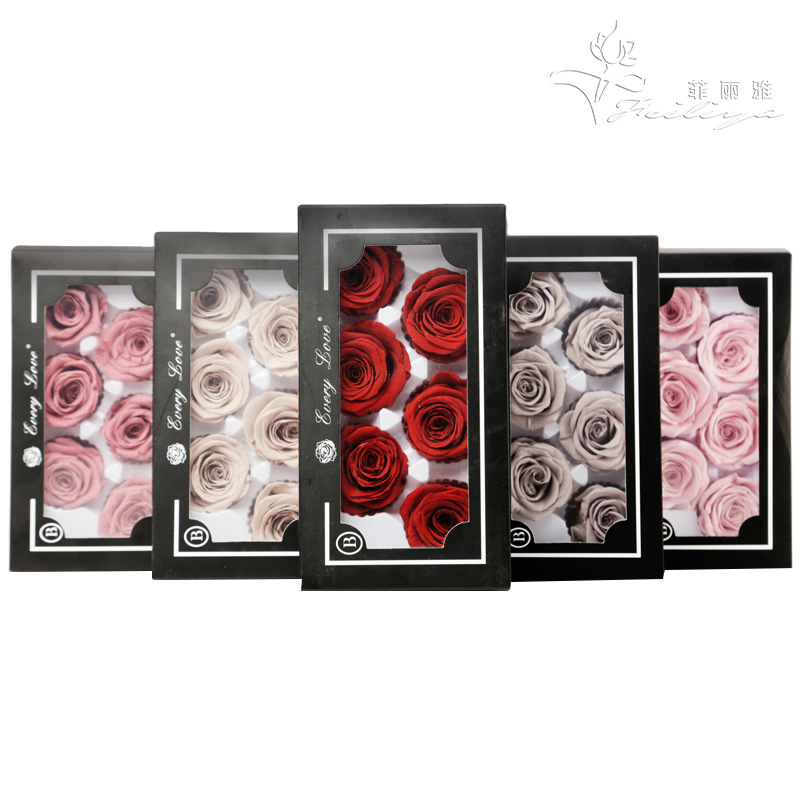 6pcs Eternal Rose Flower Heads - Dried Flower Bulk recensione e prezzo
