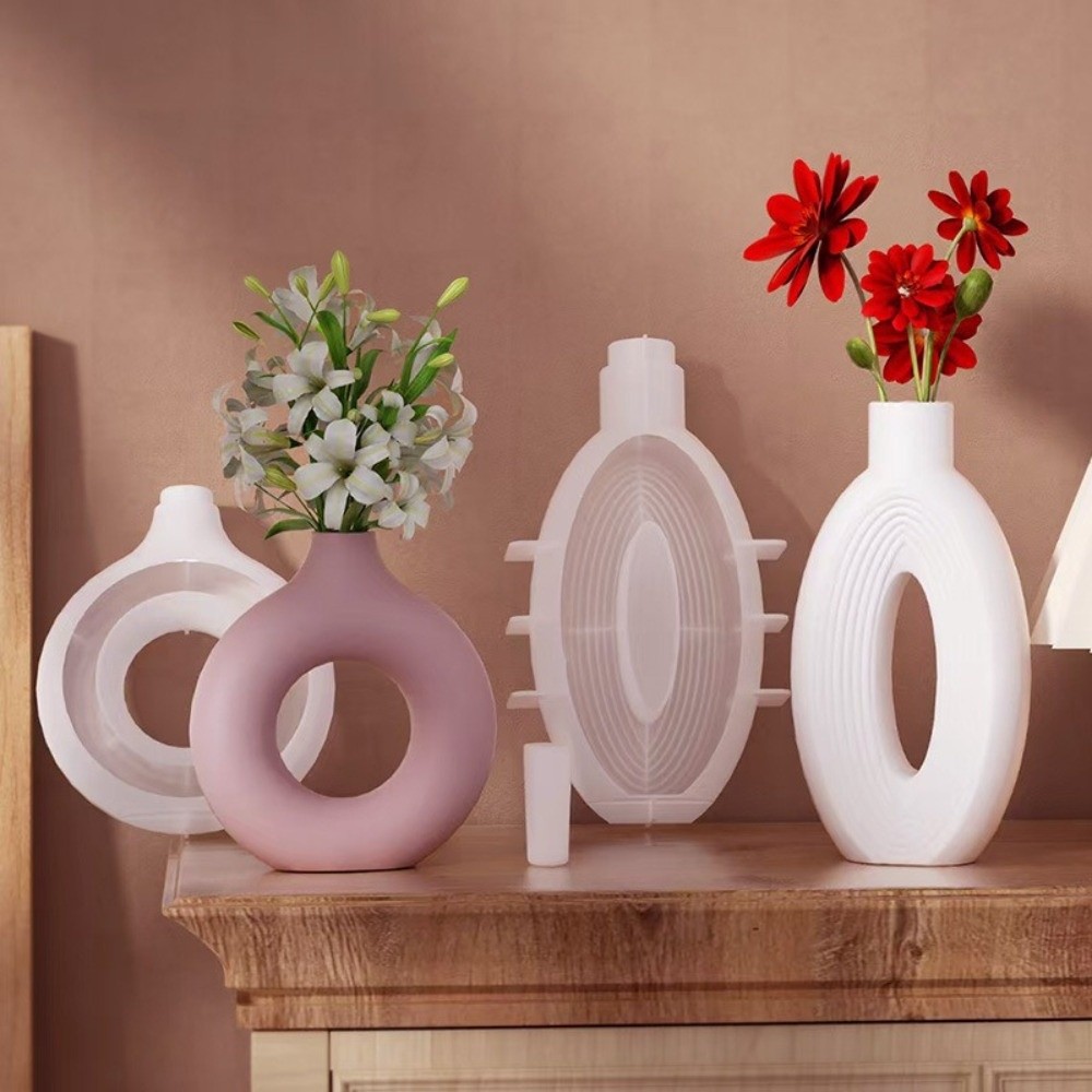Oval Stripe Silicone Vase Mold - Resin Craft Workshop recensione e prezzo