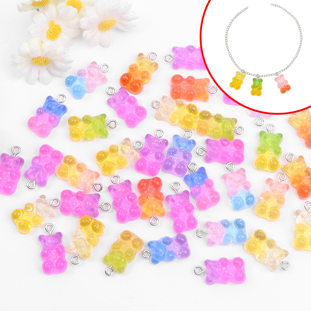 60pcs Dual Color Resin Bear Sh - Resin Craft Supplies recensione e prezzo