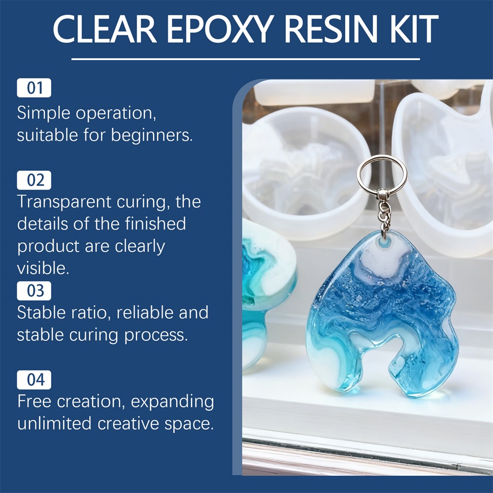 DIY Crystals Clear Epoxys Resi - Resin Jewelry Kit recensione e prezzo