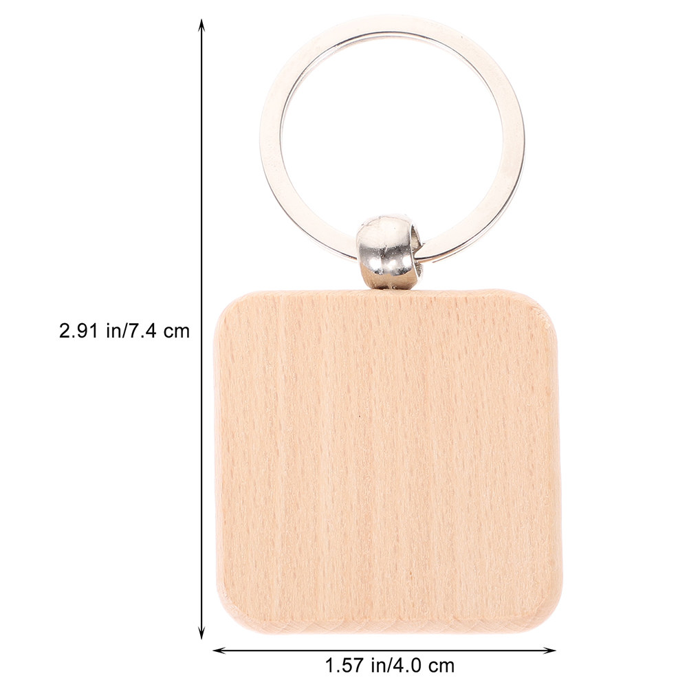 12Pcs Wooden Keychain Blanks U - Wood Ring Blank recensione e prezzo