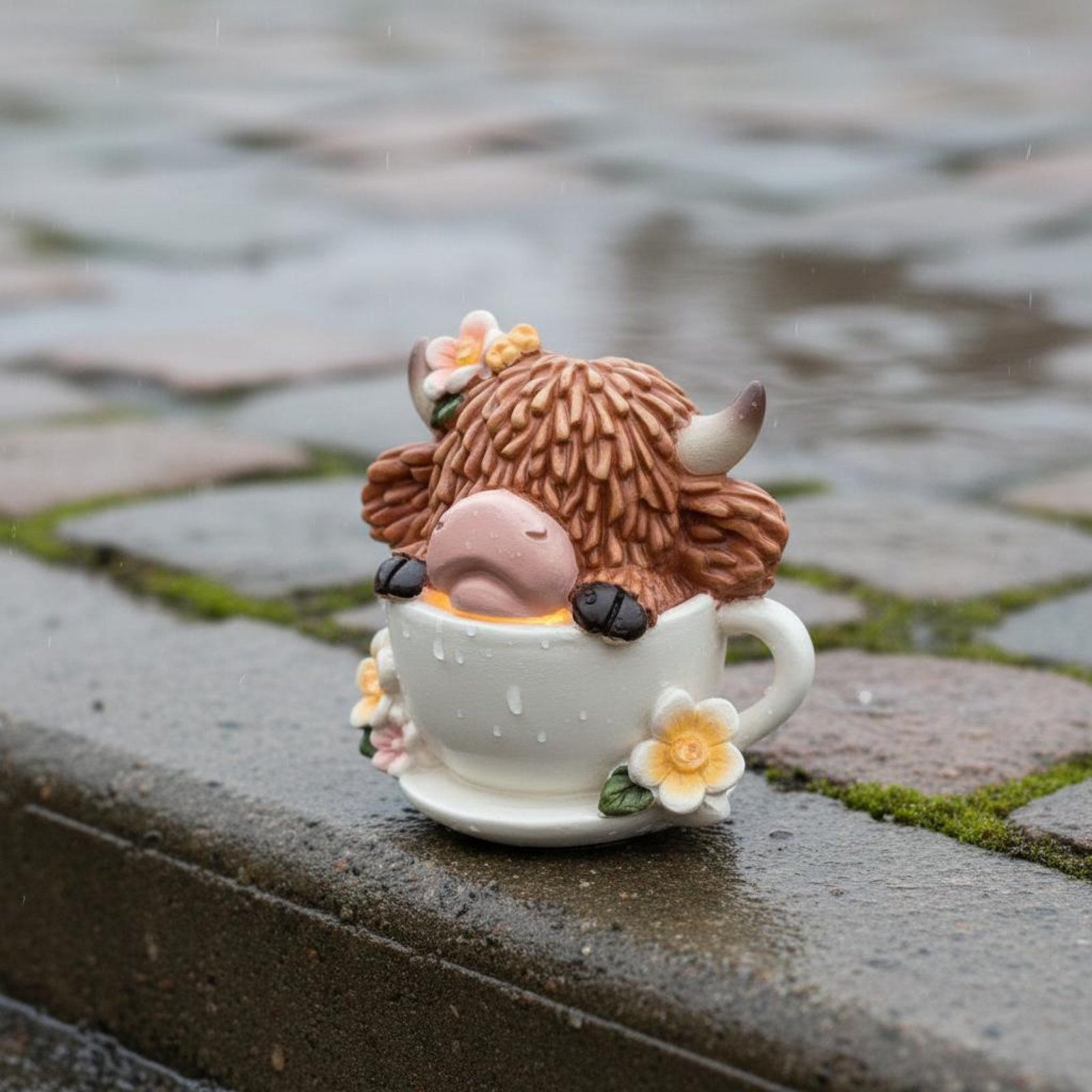 Highland Cow Garden Light Resi - Crafting Resin recensione e prezzo
