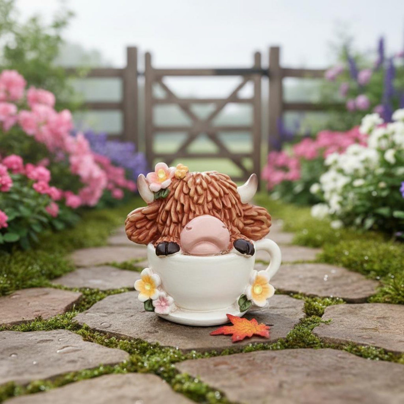 Highland Cow Garden Light Resi - Crafting Resin recensione e prezzo