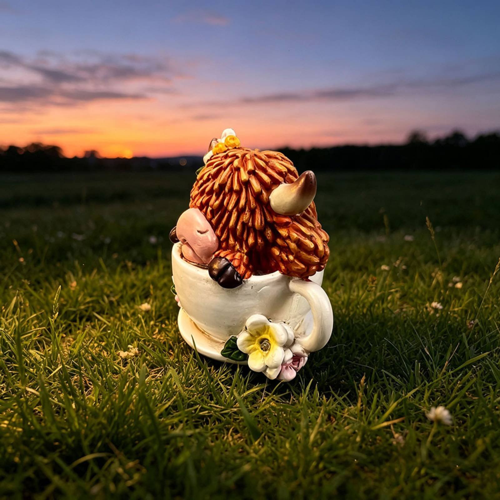 Highland Cow Garden Light Resi - Crafting Resin recensione e prezzo