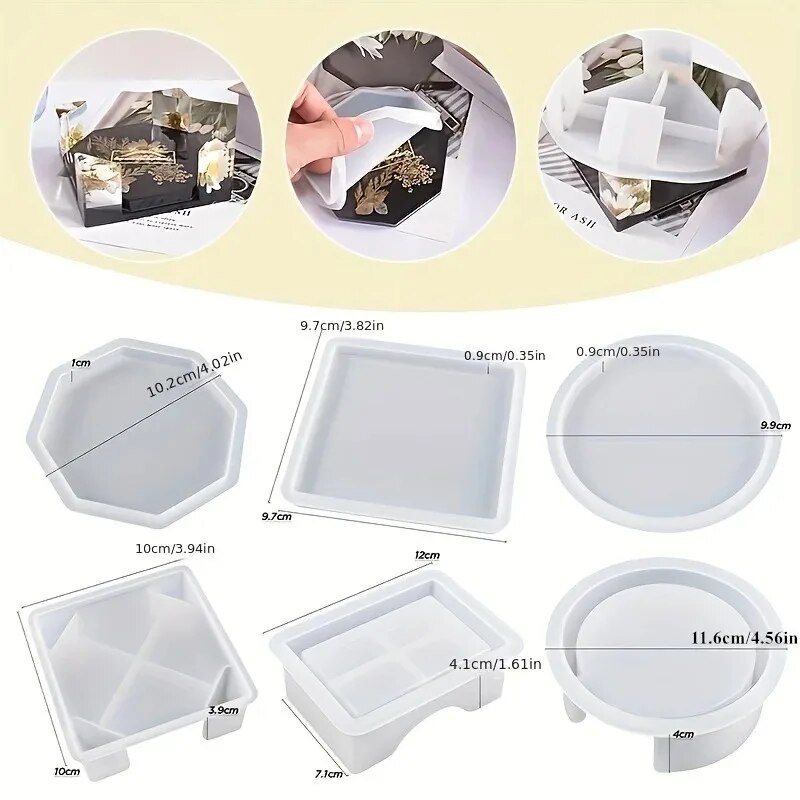 Coaster Resin Molds Set Includ - Resin Pigment Set recensione e prezzo