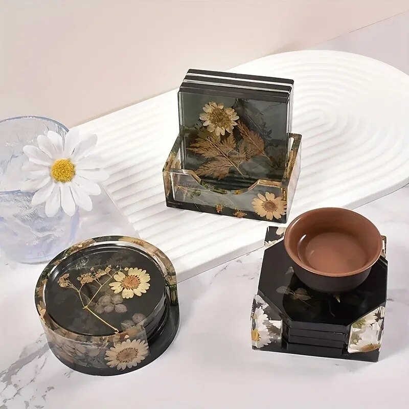 Coaster Resin Molds Set Includ - Resin Pigment Set recensione e prezzo