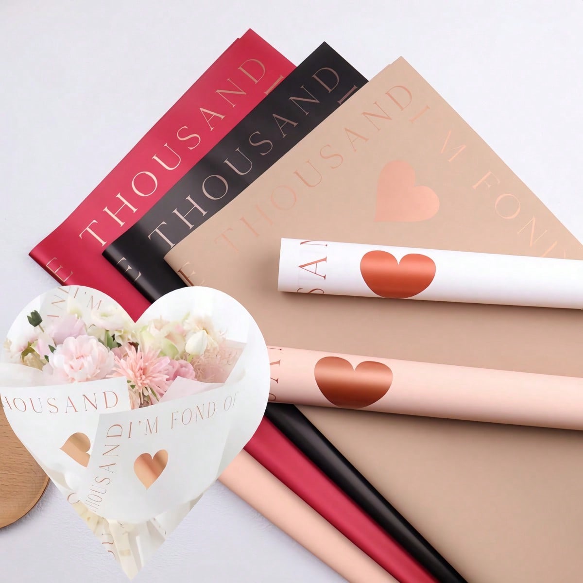 20 Sheets/Pack Gold Foil Heart - Gold Foil Flakes recensione e prezzo