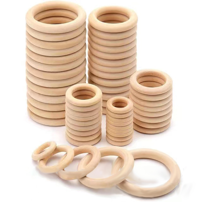 Wooden Rings Wooden Hoops for  - Wood Ring Blank recensione e prezzo