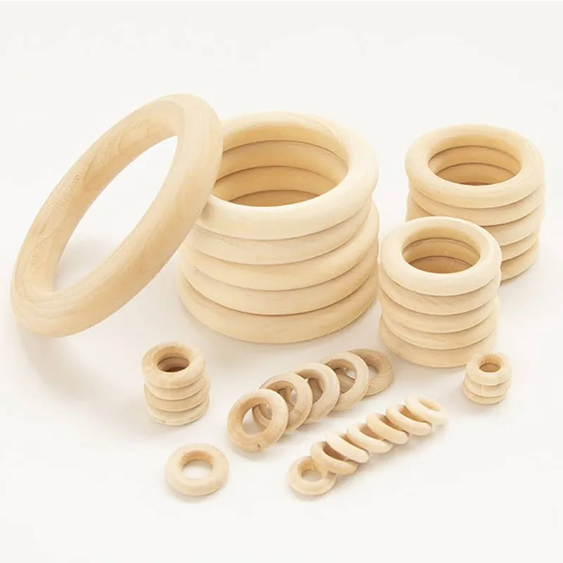 Wooden Rings Wooden Hoops for  - Wood Ring Blank recensione e prezzo