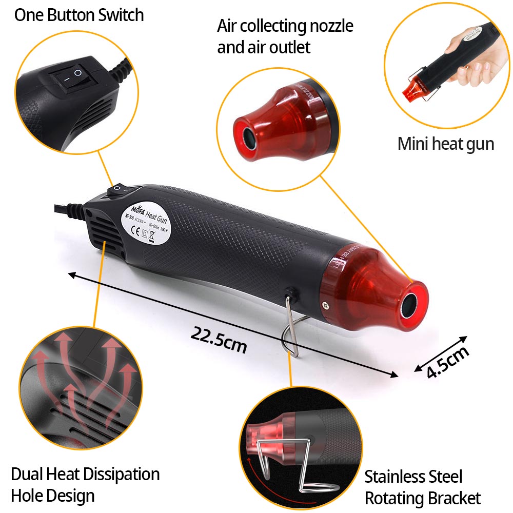 300W Hot Air Heat Gun Electric - Heat Gun Small recensione e prezzo