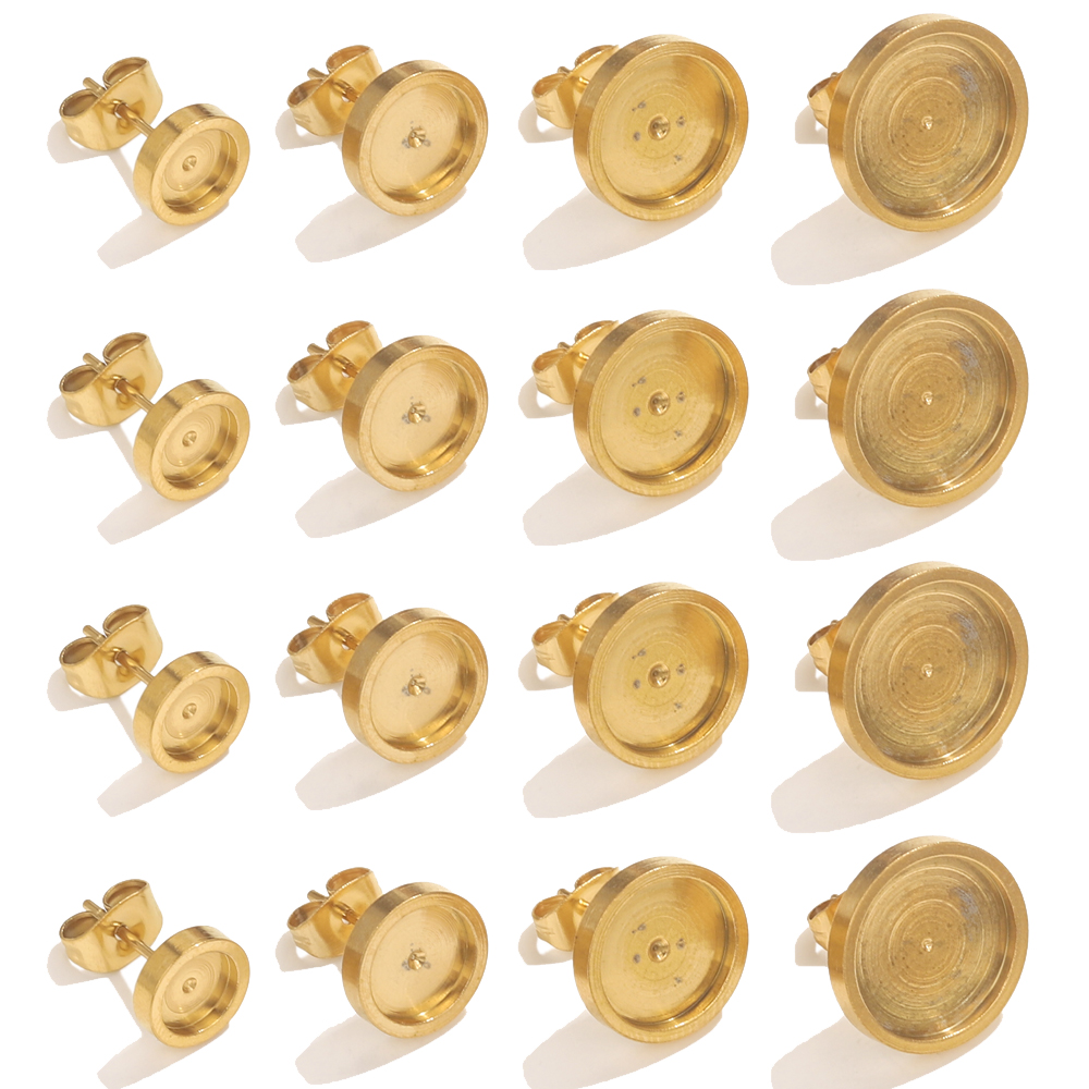10pcs Stainless Steel Gold Ear - Resin Jewelry Kit recensione e prezzo