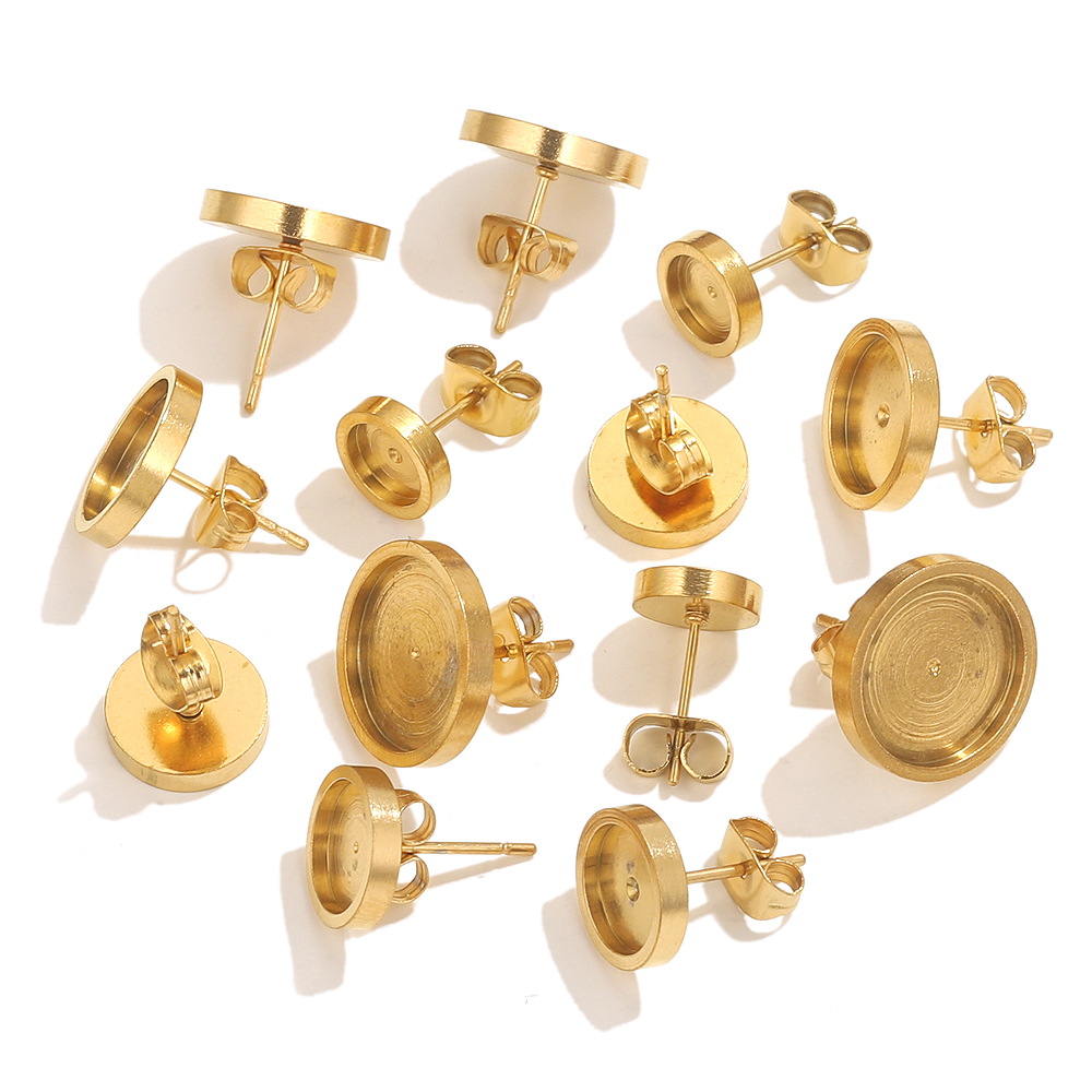 10pcs Stainless Steel Gold Ear - Resin Jewelry Kit recensione e prezzo